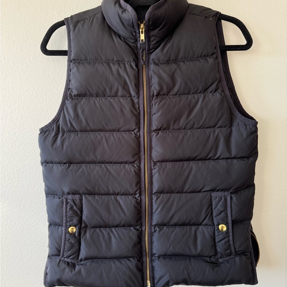 J. Crew Jackets & Blazers - J.Crew Black Puffer Vest
